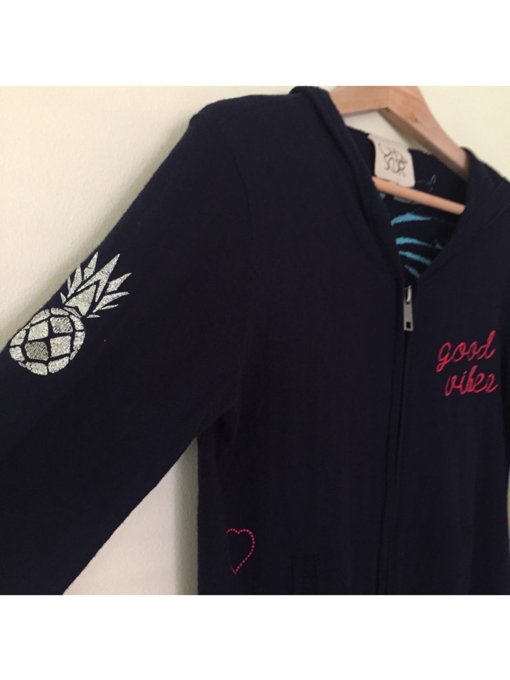 Chaser Good Vibes Cardigan Zip Up Hoodie - Picture 4 of 8